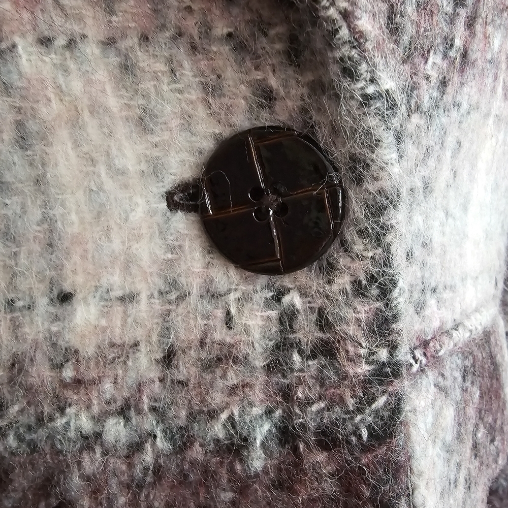 NWT Veronica Beard wool blend Deena Dickey Plaid Coat size M - Picture 10 of 10